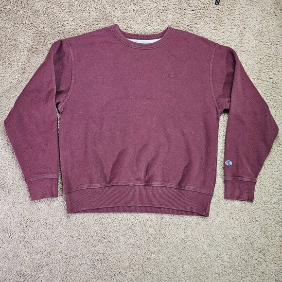 Champion Other - Champion Crewneck Sweatshirt Mens Large Red Burgundy Authentic Athleticwear Tag